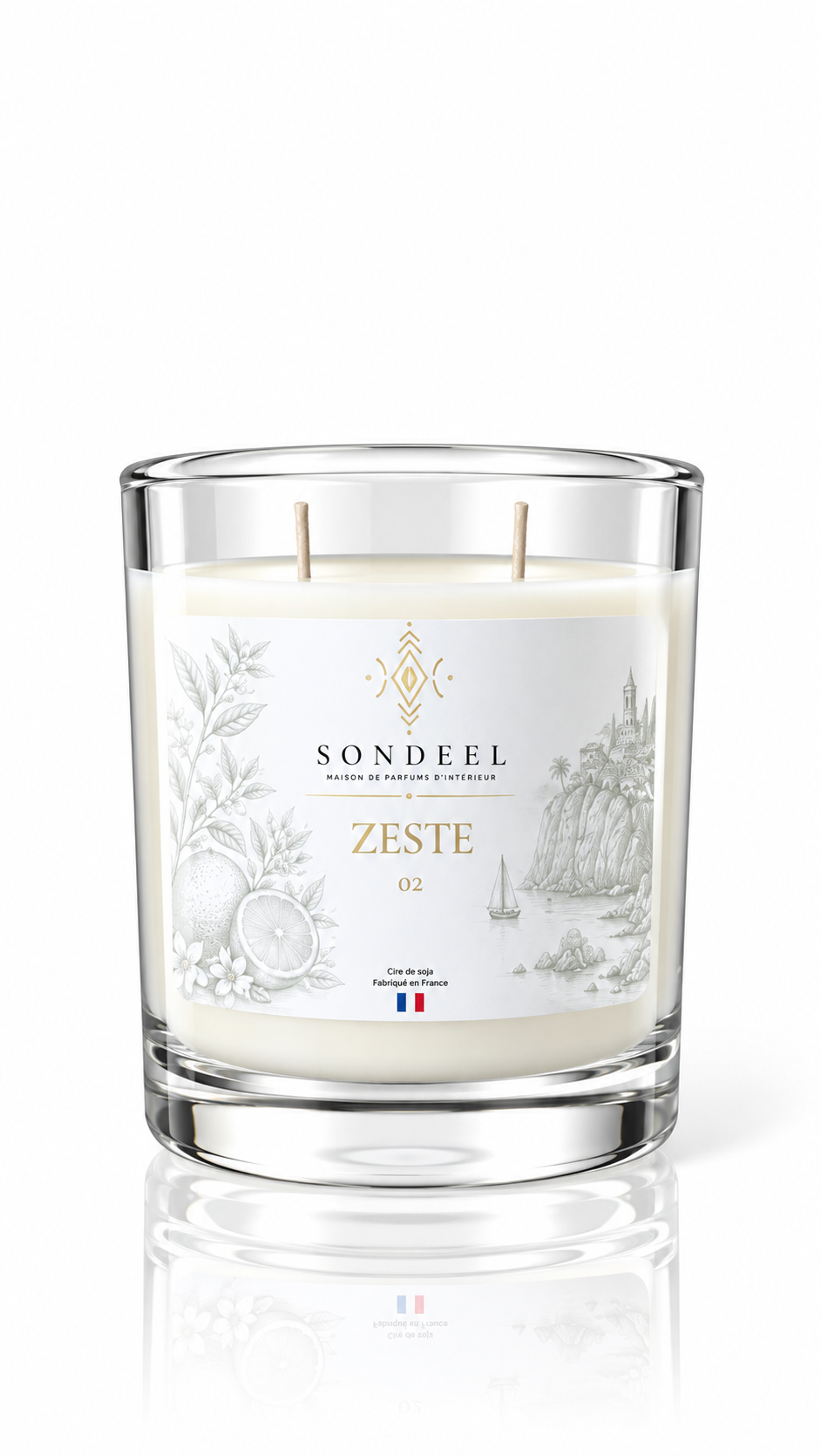02 ZESTE — Bougie parfumée 220 g