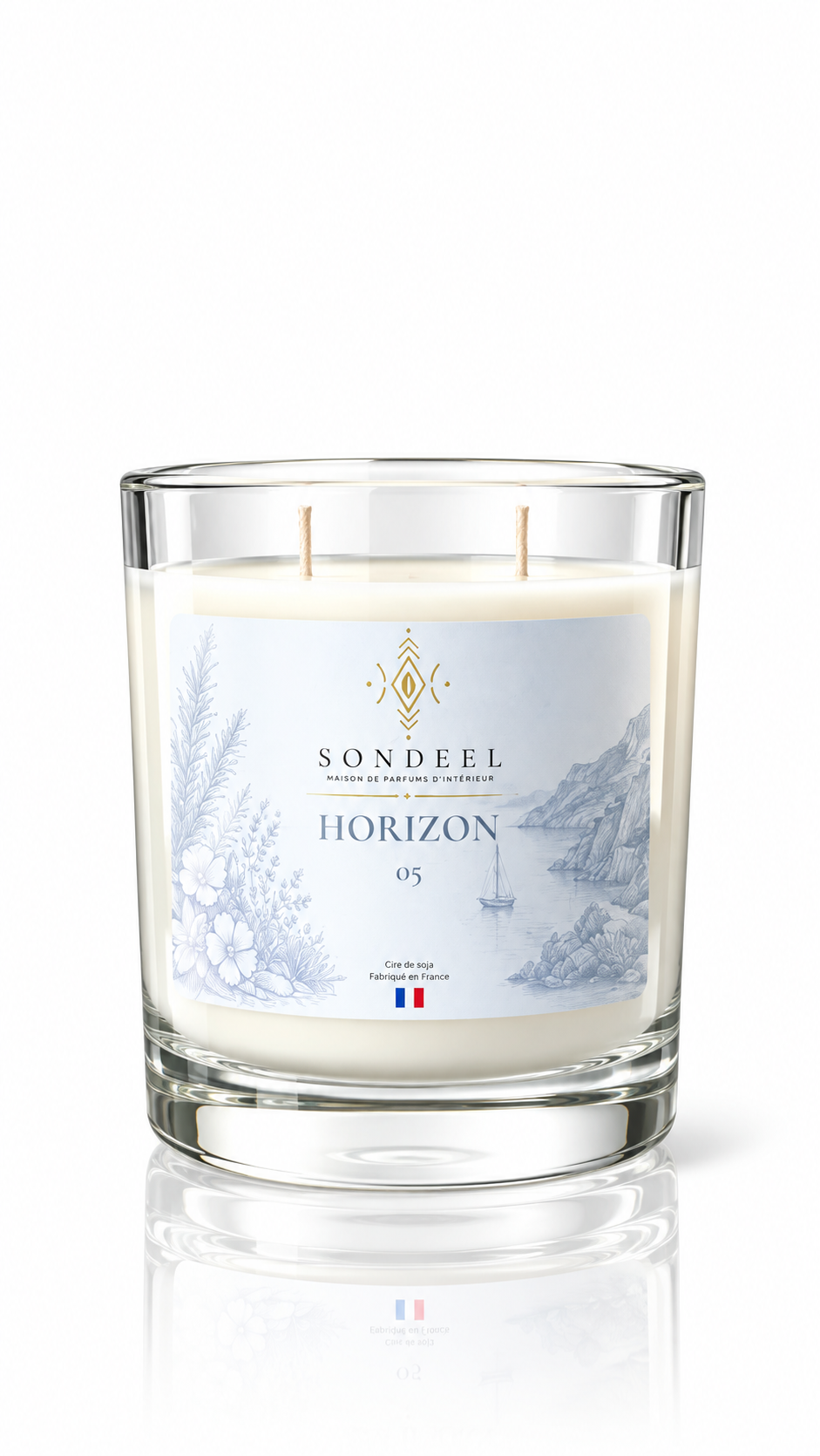 05 HORIZON — Bougie parfumée 220 g